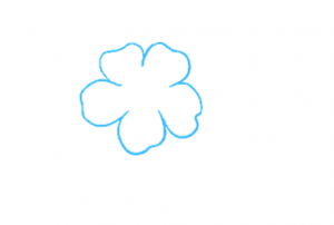 How to draw cherry blossom 
